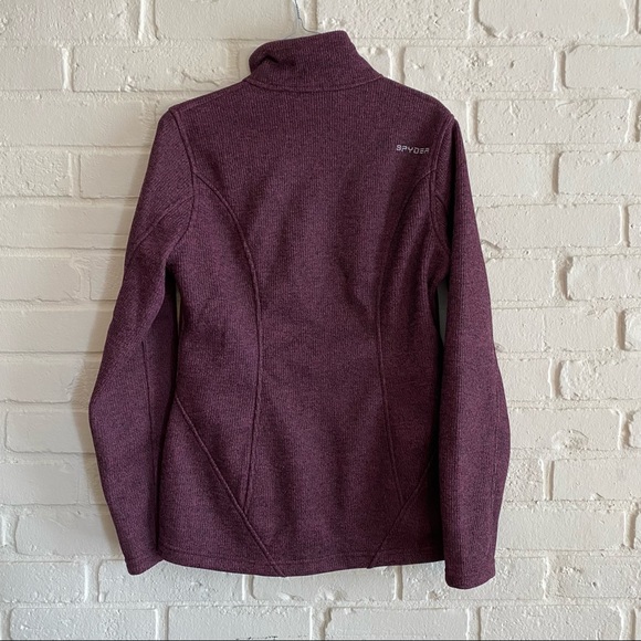 Spyder Women's Full Zip Mid Weight Fleece Jacket - Picture 3 of 3